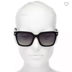 Tom Ford Amarra Polarized Black Sunglasses